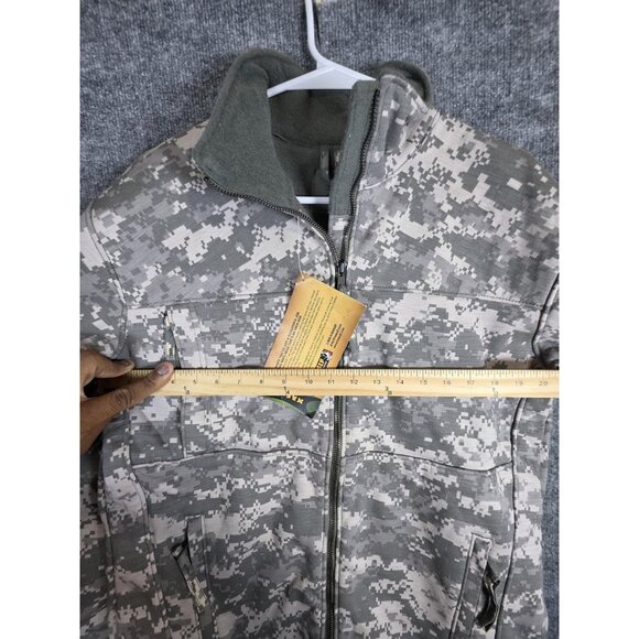 Massif Elements Softshell Jacket Mens Large ACU UCP Camo Flame Resistant Army - Picture 6 of 8